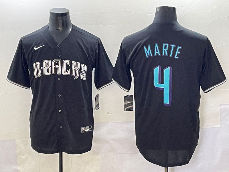 Men's Arizona Diamondbacks Ketel Marte Black Player Jersey