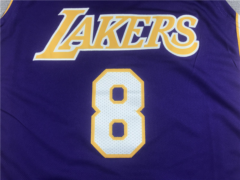 Men's Los Angeles Lakers Kobe Bryant 2000-01 Purple Hardwood Classics Authentic Jersey