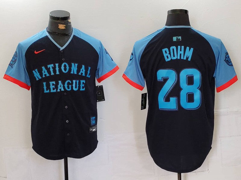 Men's National League Alec Bohm Navy 2024 MLB All-Star Game Limited Player Jersey