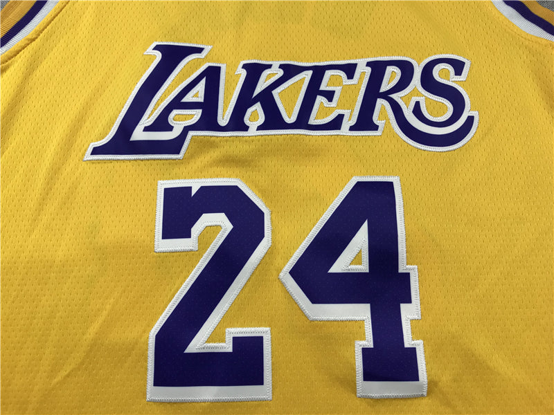 Men's Kobe Bryant Los Angeles Lakers NBA Classics Retro Jersey - Yellow