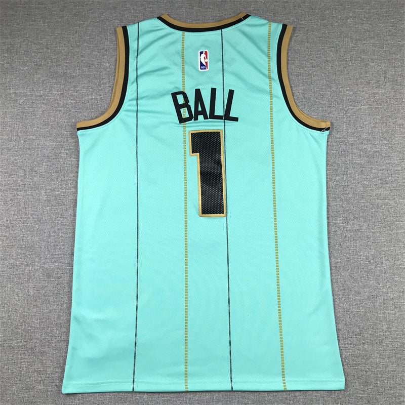 Men's Charlotte Hornets LaMelo Ball Light Green 2022/23 Swingman Jersey
