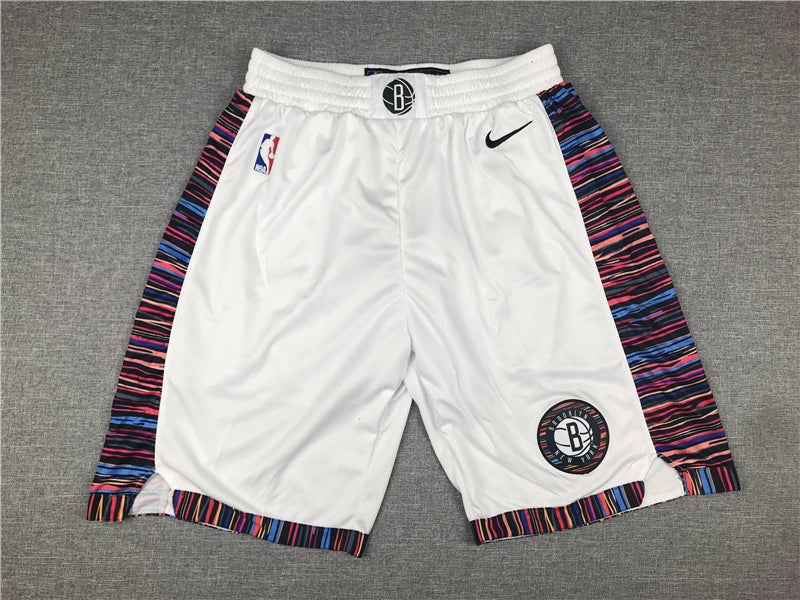Men's Brooklyn Nets White City Edition Basketball Shorts