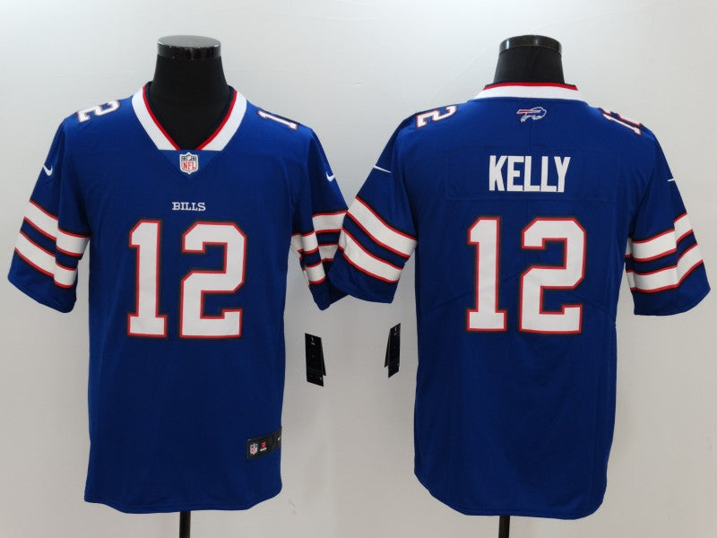 Men's Buffalo Bills Jim Kelly Blue Game Jersey