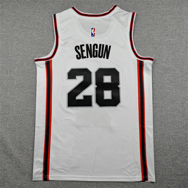 Men's Houston Rockets Alperen Sengun White 2024/25 Swingman Player Jersey - City Edition