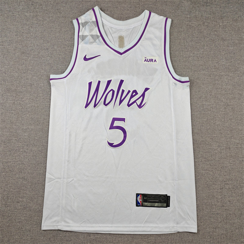 Men's Minnesota Timberwolves Anthony Edwards White Swingman Player Jersey