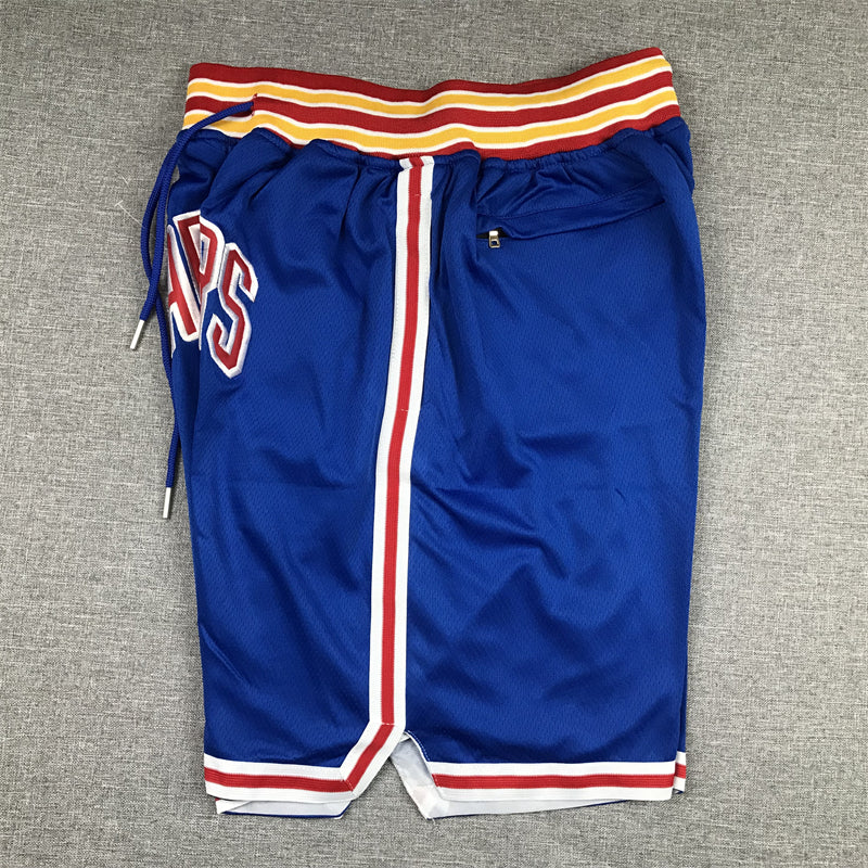 Men's Golden State Warriors Blue Classic Edition Warriors Origins Basketball Shorts