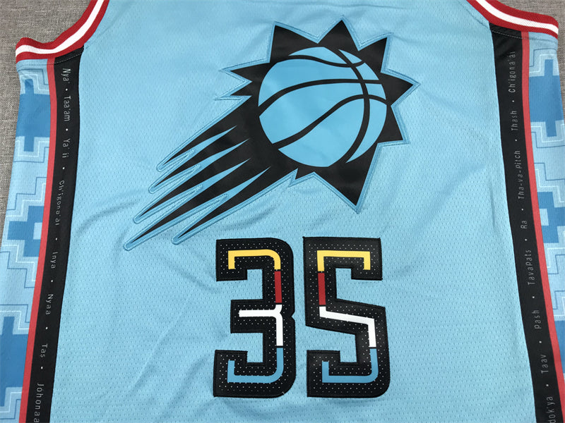 Men's Phoenix Suns Kevin Durant Turquoise 2022/23 Swingman Jersey - City Edition
