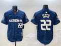Men's National League Juan Soto Navy 2023 MLB All-Star Game Limited Player Jersey