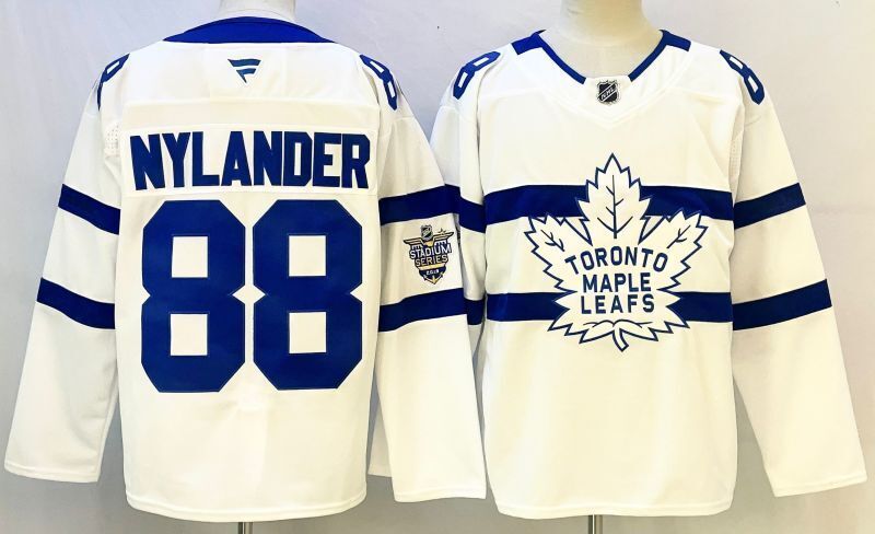 Men's Toronto Maple Leafs William Nylander Fanatics White Player Jersey