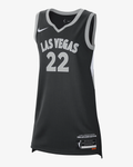 Men's Las Vegas Aces A¡¯Ja Wilson Black Player Jersey