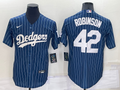 Men's Los Angeles Dodgers Jackie Robinson Blue Fashion Player Jersey