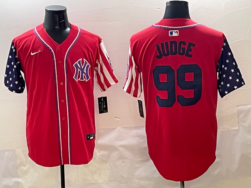 Men's New York Yankees Aaron Judge Red Limited Player Jersey