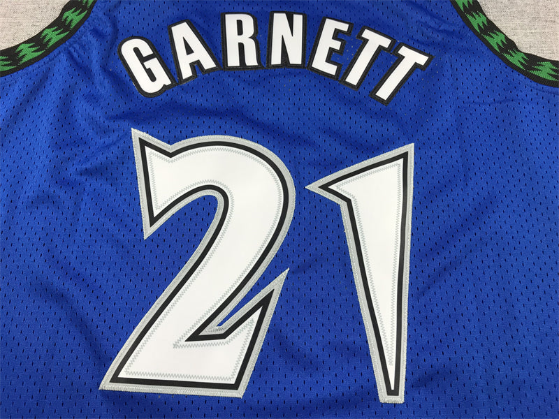 Men's Minnesota Timberwolves Kevin Garnett Hardwood Classics Swingman Jersey