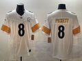 Men's Pittsburgh Steelers Kenny Pickett White Game Jersey