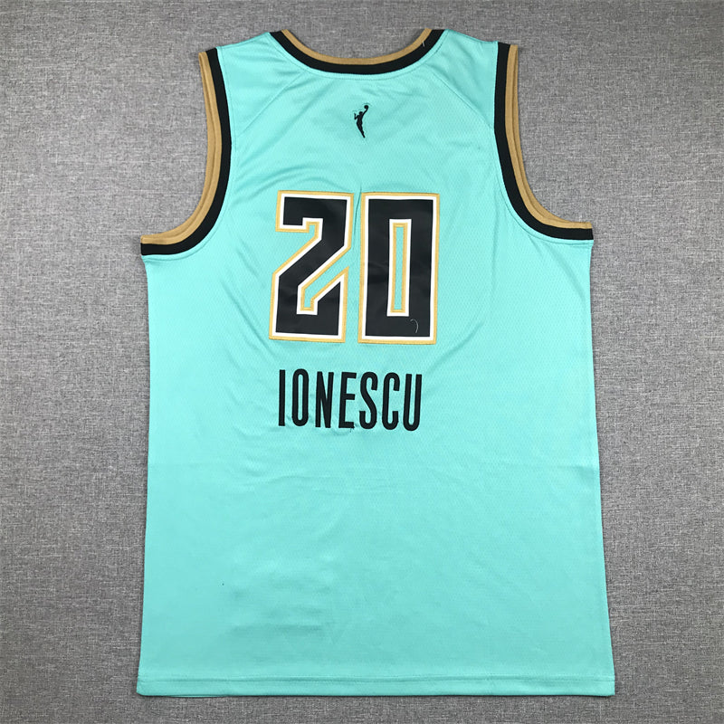 Men's New York Liberty Sabrina Ionescu Teal Replica Player Jersey