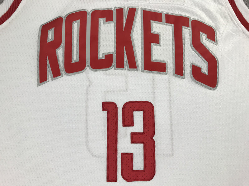 Men's Houston Rockets James Harden NBA White Player Replica Jersey