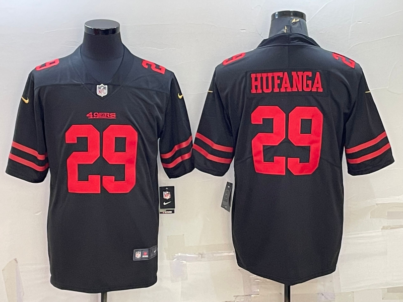 Men's San Francisco 49ers Talanoa Hufanga Black Game Jersey