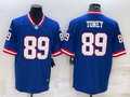 Men's New York Giants Kadarius Toney Royal Classic Retired Player Game Jersey