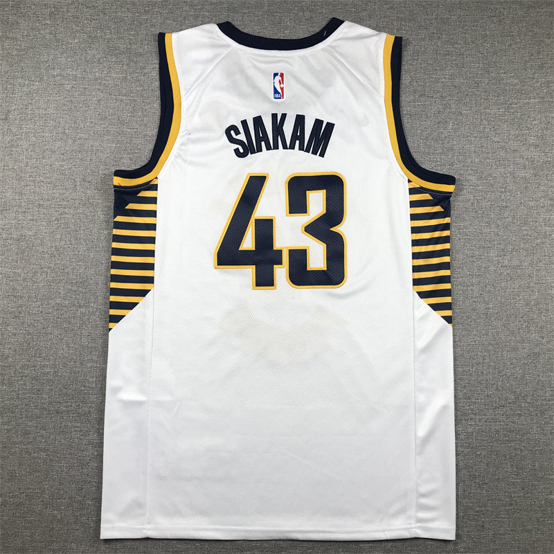 Men's Indiana Pacers Pascal Siakam White Swingman Jersey - Association Edition