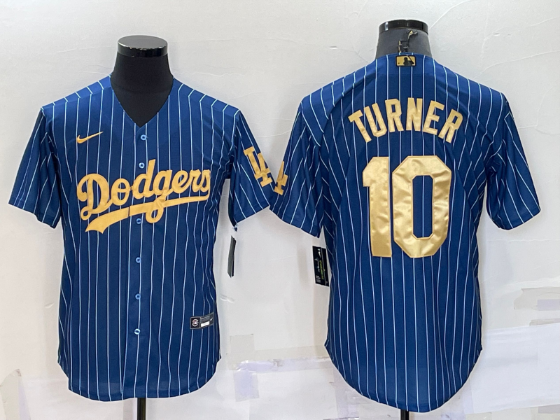 Men's Los Angeles Dodgers Justin Turner Blue Player Jersey