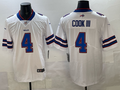 Men's Buffalo Bills James Cook III White Team Game Jersey