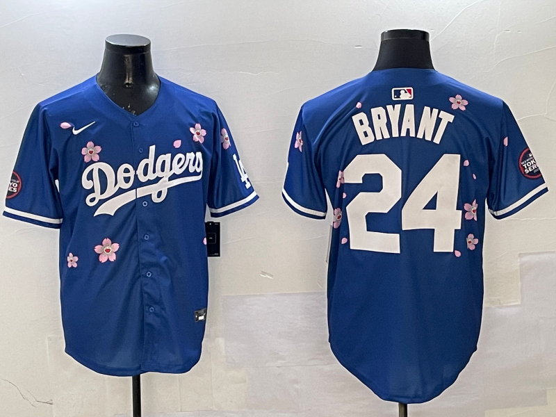 Men's Los Angeles Dodgers Kris Bryant Royal Alternate Replica Player Jersey