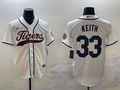 Men's Detroit Tigers Colt Keith White Player Jersey