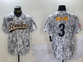 Men's Pittsburgh Steelers Russell Wilson Arctic Camo Salute to Service Limited Jersey