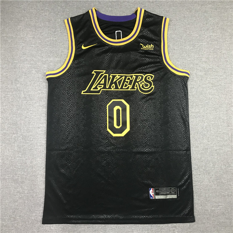 Men's Los Angeles Lakers Russell Westbrook Black City Edition Swingman Jersey
