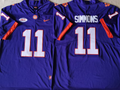 Men's Clemson Tigers Isaiah Simmons Purple Game Jersey