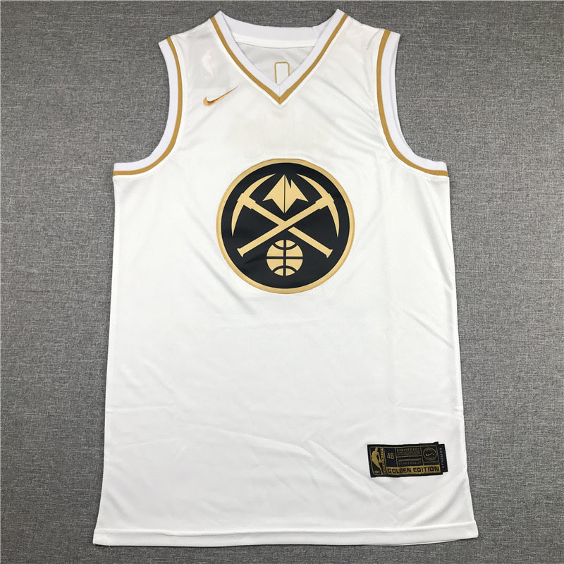 Men's Denver Nuggets Nikola Jokic White Swingman Player Jersey