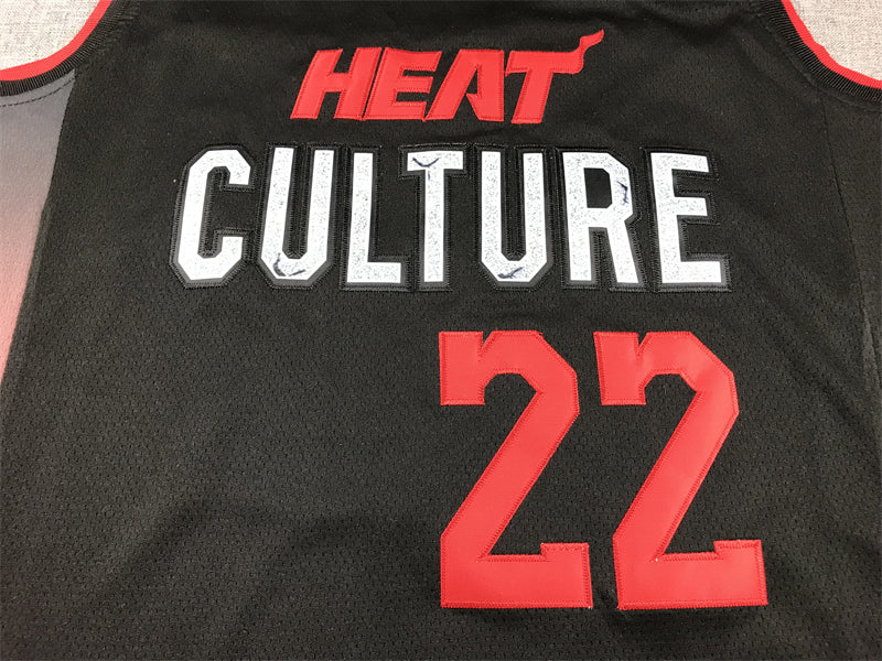 Men's Miami Heat Jimmy Butler Black 2023/24 Swingman Jersey - City Edition