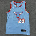 Men's Chicago Bulls Michael Jordan Blue Swingman Jersey