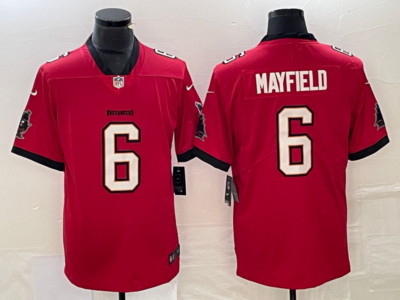 Men's Tampa Bay Buccaneers Baker Mayfield Red Game Jersey