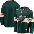 Men's Minnesota Wild Fanatics Green Premium Blank Jersey