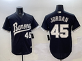 Men's Chicago White Sox Michael Jordan Black Alternate Replica Team Jersey