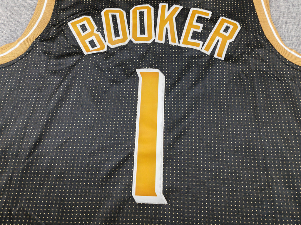 Men's Phoenix Suns Devin Booker Black Select Series Swingman Jersey