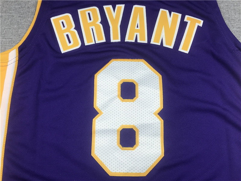 Men's Los Angeles Lakers Kobe Bryant 2000-01 Purple Hardwood Classics Authentic Jersey