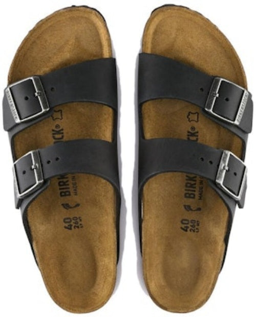 Birkenstock Arizona Oiled Leather 0552111 Black Sandals