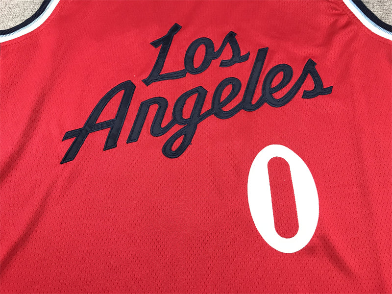 Men's LA Clippers Russell Westbrook Red Swingman Player Jersey