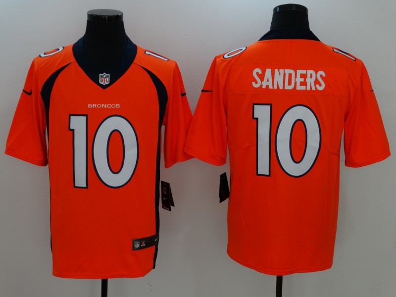 Men's Denver Broncos Emmanuel Sanders Orange Game Player Jersey