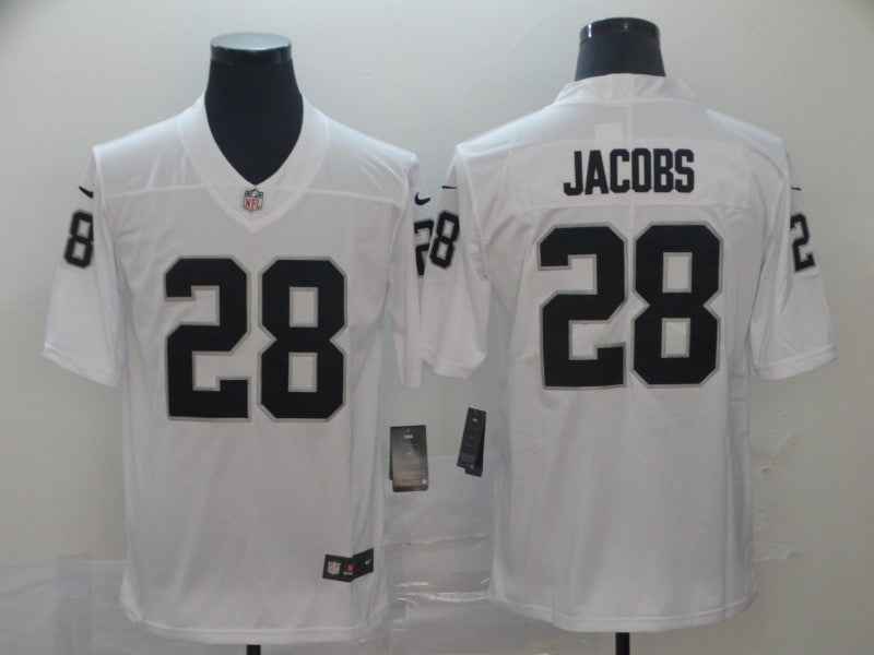 Men's Las Vegas Raiders Josh Jacobs White Game Jersey
