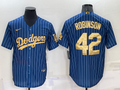 Men's Los Angeles Dodgers Jackie Robinson Blue Player Jersey