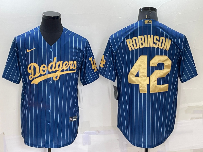 Men's Los Angeles Dodgers Jackie Robinson Blue Player Jersey