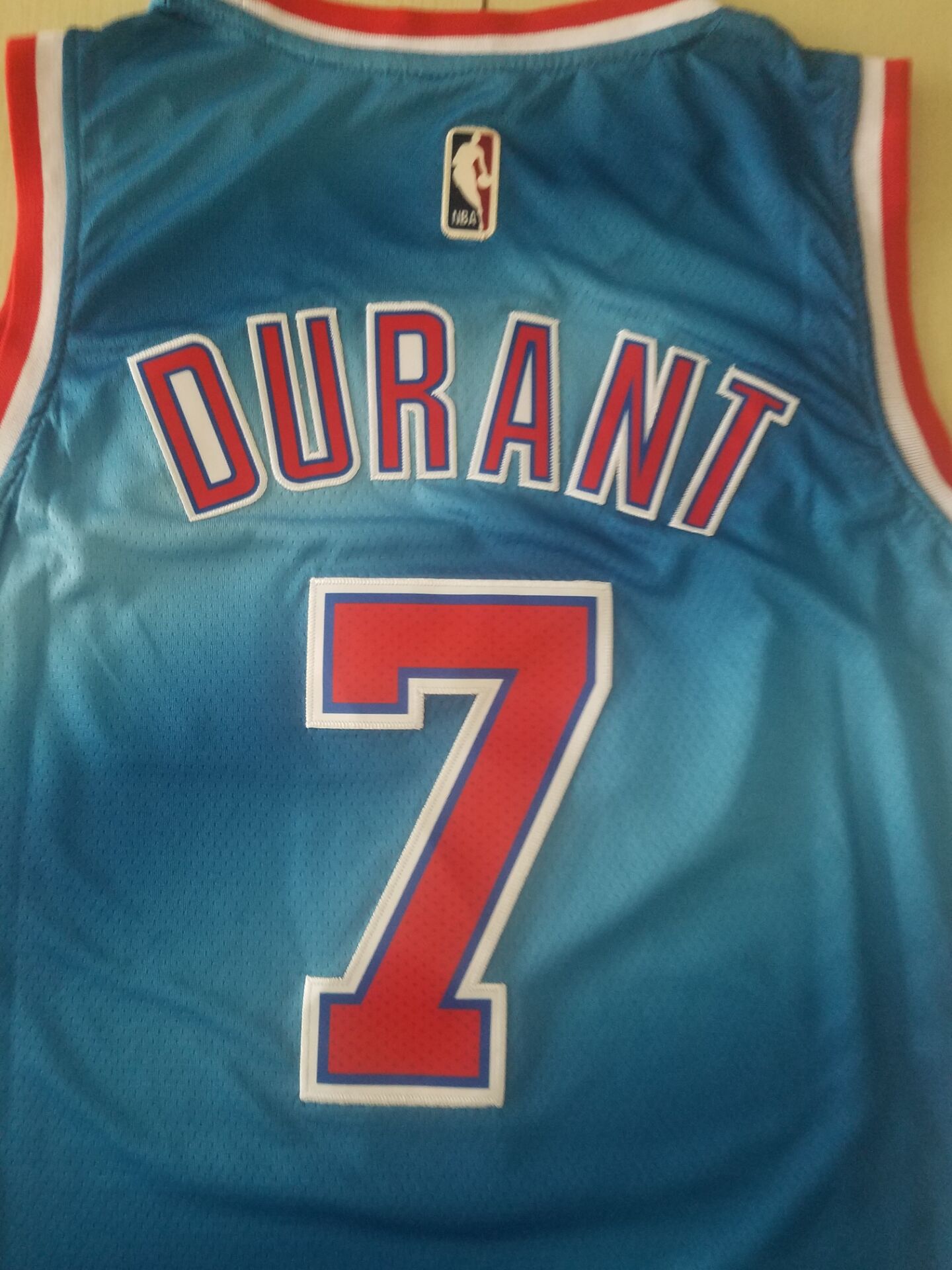 Men's Brooklyn Nets Kevin Durant Blue Swingman Player Jersey