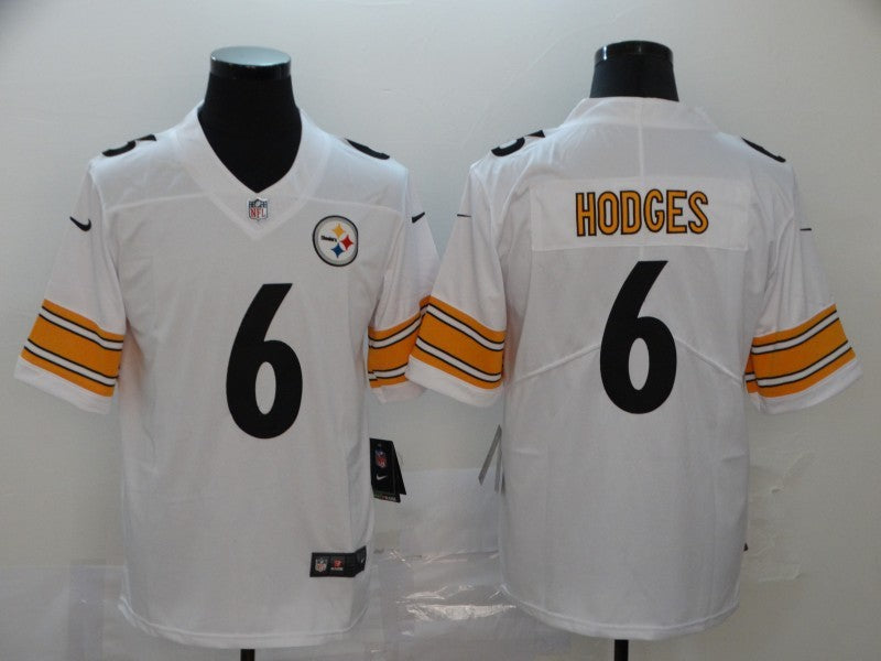 Men's Pittsburgh Steelers Devlin Hodges White Game Jersey