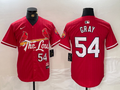 Men's St. Louis Cardinals Sonny Gray Red 2024 City Connect Limited Player Jersey