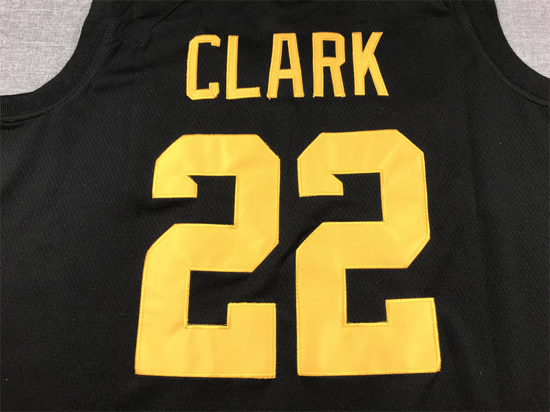 Men's Iowa Hawkeyes Caitlin Clark Black Replica Game Jersey