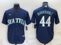 Men's Seattle Mariners Julio Rodriguez Navy Replica Baseball Jersey