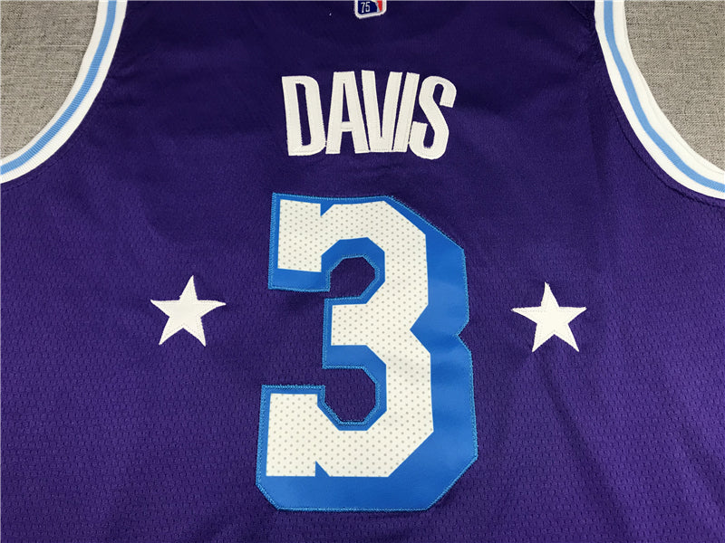Men's Los Angeles Lakers Anthony Davis Purple Swingman Jersey - City Edition